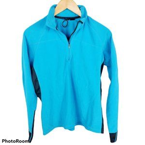 Eastern Mountain Sports Active Wear Pullover Blue zip up
